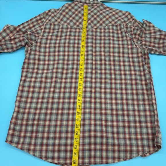 Northwest Territory Men's Plaid Pearl Snap Long Sleeve Shirt Size Large - Picture 7 of 8